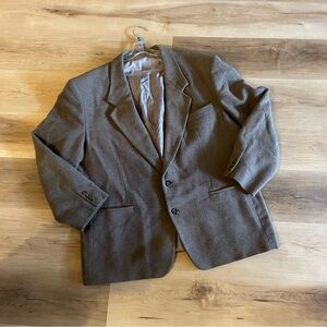 Stunning Greige Wool Blend Blazer